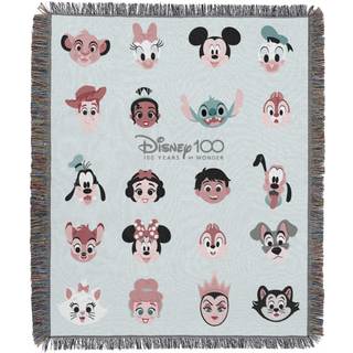 Northwest Disney 100 V?vet Tapestry-t?ppe 48"""" x 60"""" Fejr venner