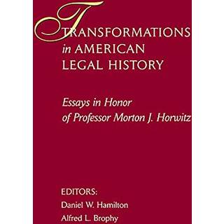 Transformations in American Legal History