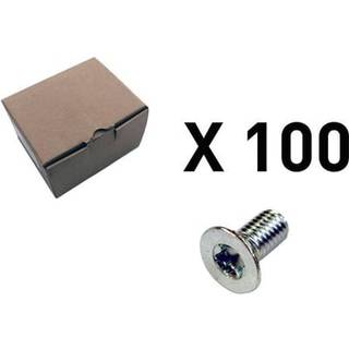 100 SKRUE, UNDERSÆNKET, TORX.