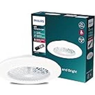 Philips Amigo loftslampe med ventilator, 42+20W, 2700/4400/6500K, hvid