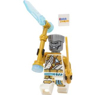 Lego Ninjago Crystalized: Golden Zane Minfigure med isv?ben