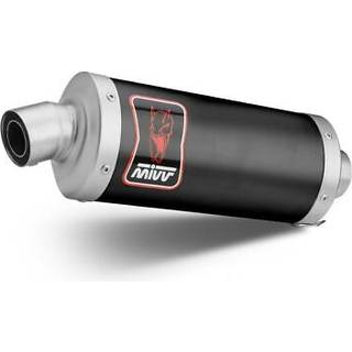 MIVV Dakar Udstødningssystem Med Eg-Be Rustfrit Stål / Rustfrit Stål Sort