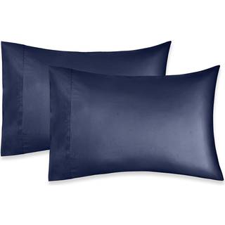 Californien design den 1000 tr?dantal bl?d og glat 100% bomuldssateen v?vet hotelkvalitetss?t med 2 klassisk stil m?rkebl? pude sager queen size