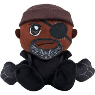 Bleacher Creatures Marvel Nick Fury Secret Invasion 8 """" Kuricha siddende plys-blød chibi inspireret legetøj