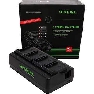 Firdobbelt oplader LP-E6 til Canon EOS 5D 60D 60Da 6D 7D EOS70D EOS-70D EOS R Mark II Mark III