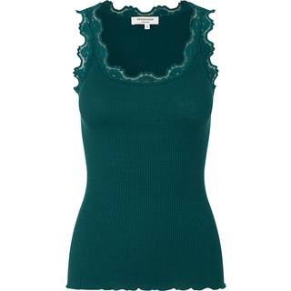 Rosemunde Copenhagen Silke Top Dark Teal Grøn-S
