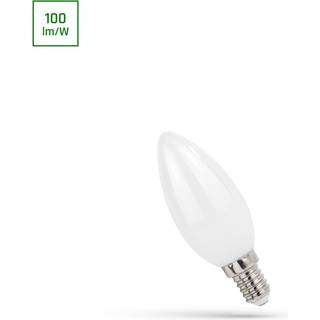 1W LED kertepære - C35, kultråd, matteret glas, E14 - Dæmpbar : Ikke dæmpbar, Kulør : Varm