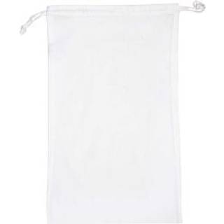 Beutel mit Zugband weiß 27x45cm - Weiß