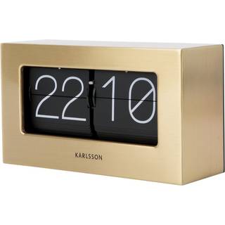 Karlsson Boxed Flip Bordur KA5620GD - Unisex - 21 cm - Quartz