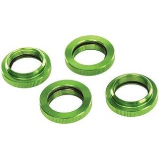 Traxxas 7767G Spring Retainer Green Alu (4)