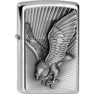 Zippo Chrom Børstet Eagle Lighter