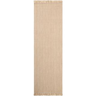 Chhatwal & Jonsson Nanda Tæppe Lys Beige 80x250 Cm - Ensfarvede tæpper Uld Light Beige - RDH072803-23