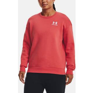 Sweatshirt Under Armour Essential Fleece Crew-RED 1373032-638 Størrelse S