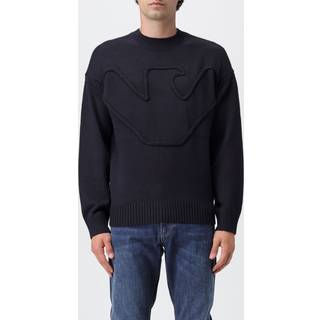 EMPORIO ARMANI Herren Pullover blau unifarben