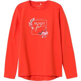 NAME IT Langærmet Bluse Vix Cherry Tomato