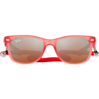 Ray-Ban Børn RJ9052SF Junior New Wayfarer Asian Fit 7145A8 50 Solbriller Børn Rød - Red - 50mm