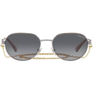 Vogue Briller VO4254S Polarized 548/T3 51 Solbriller Kvinder Gunmetal - Gunmetal - 51mm