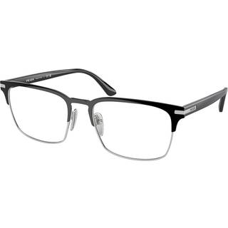 Prada Mand PR 58ZV 1AB1O1 Vista -rammer Stål Sort Transparent Firkantet Normal