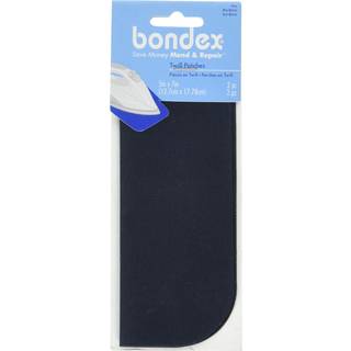 Wrights Bongex Iron-on Patches 5x7 """" 2/Pkg.-Navy