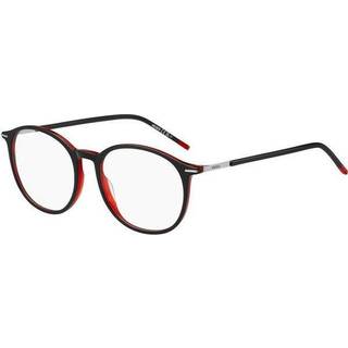 Hugo Boss Kvinde HG 1277 OIT Optiske stel Acetat Sort/Rød Rund
