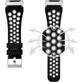 Fitbit Ionic urrem tofarvet - Sort og grå