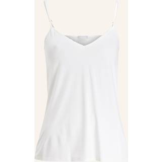 HANRO Spaghetti Top - Satin Deluxe 0102 Off White Large