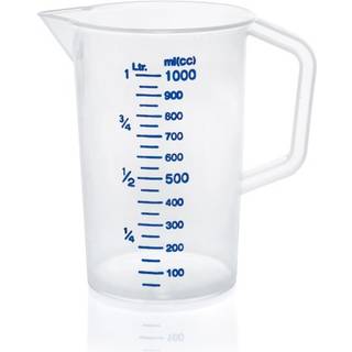 Målebæger, PP, m/100ml skallering, 1L