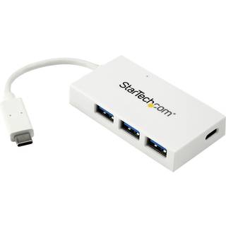 StarTech.com USB-C Hub 4-Port USB hub - USB 3.0 - 4 ports - Hvid