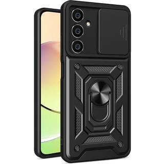 Samsung Galaxy S23 FE Cover med Kickstand og Lens Cover - Sort
