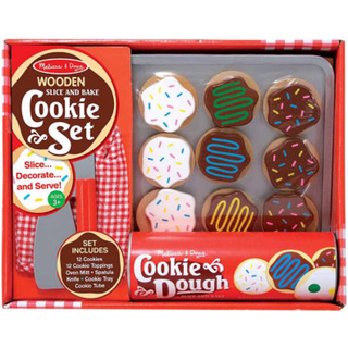 Melissa & Doug Slice and Bake Wooden Christmas Cookie Play Food Set