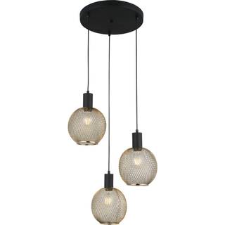 Pendellampe Seka, rund, 3 lyskilder
