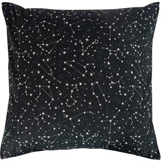 Pudebetræk 60x63 cm - Zodiac black - Hovedpudebetræk i 100% Bomuld