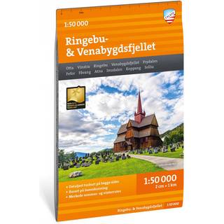 Calazo förlag Turkart Ringebu & Venabygdsfjellet 1:50.000 NoColour, OneSize