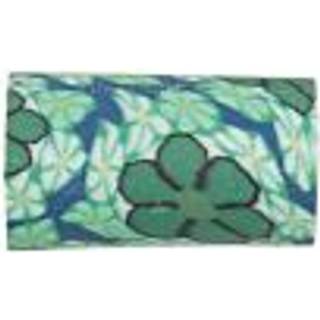 Perle Röhre Blume türkis 10x6mm 8 Stück - Türkis