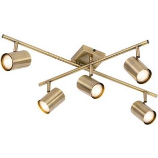 Moderne loftslampe bronze 5-lys justerbar rektangulær - Jeana