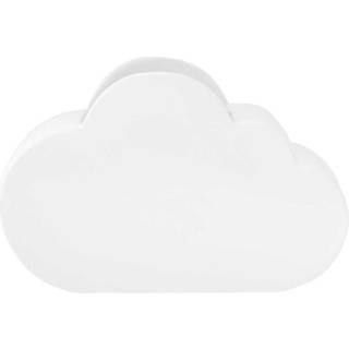 Keramik Vase Wolke 25x6x16cm - Weiß