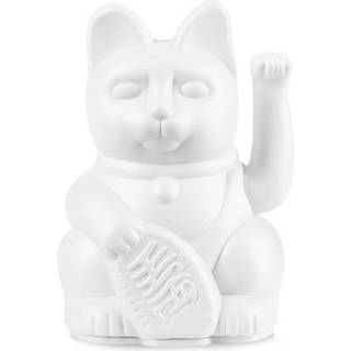 DONKEY - Vinkende kat - Maneki-Neko - Lucky Cat Mini (Hvid) - 9.8 x 5.2 x 6.7