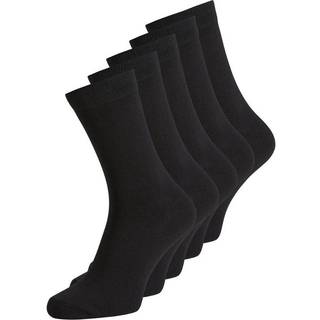 Jack & Jones 5pak klassiske bomuldsstrømper i sort til herre