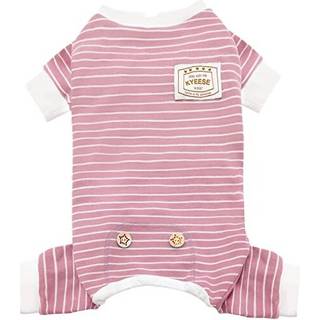 Kyeese hund pyjamas str?kbar hund jumpsuit 4 ben strip pjs k?ledyr hvalp cat pyjamas letv?gt