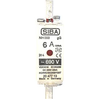 Siba Sikring nh000 50a gg 690v