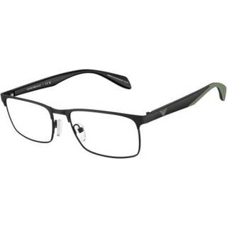 Emporio Armani Mand EA1149 3367 Optiske stel Metal Grøn Transparent Firkantet Normal