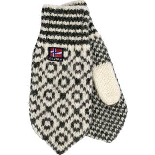 Devold Svalbard Mittens Hindberry/Offwhite, L