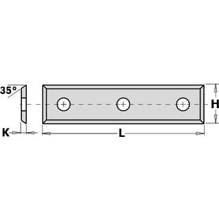 CMT Vendeplatte  50,0x 9x1,5  CMT - 790.500.09