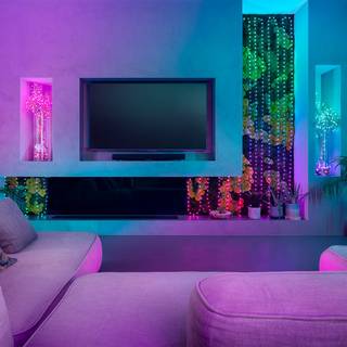 Twinkly Candies - 100 Pearl-shaped RGB LEDs Clear Wire USB-C