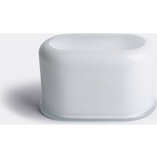 Nude Vases - 'Layers' vase, large in Opal white Glass