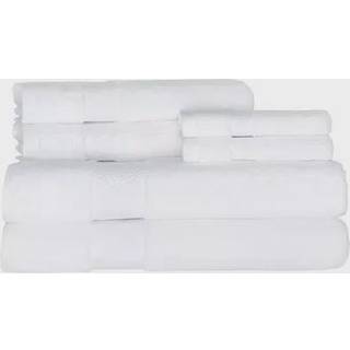 CTT klassiske tyrkiske h?ndkl?der s?t af 6-100% tyrkisk bomuldsabsorberende & behagelig inkluderer 2 badeh?ndkl?de 2 h?ndkl?de & 2 vaskeklud | (H