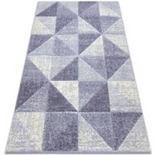 Tæppe FEEL 5672/17944 TRIANGLER beige/lilla 80x150 cm