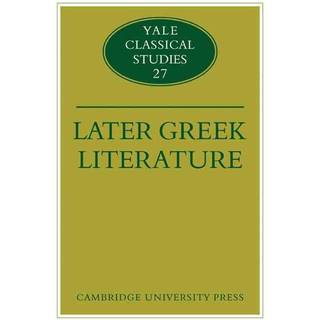 Later Greek Literature