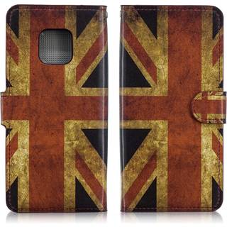 Huawei Mate 20 Pro mobiletui i kunstlæder med mønster - UK flag