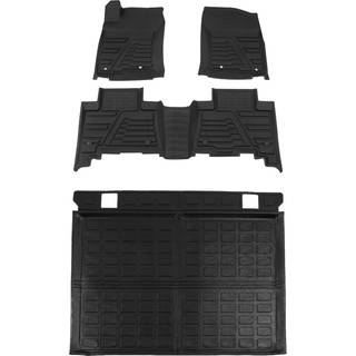 Maszupir Fit Toyota 4Runner 2013-2023 Floor Mats Trunk Mat Cargo Liner 2022 Toyota 4 Runner Accessories (Trunk Mat+Floor Mats Fit W/O Sliding Bak